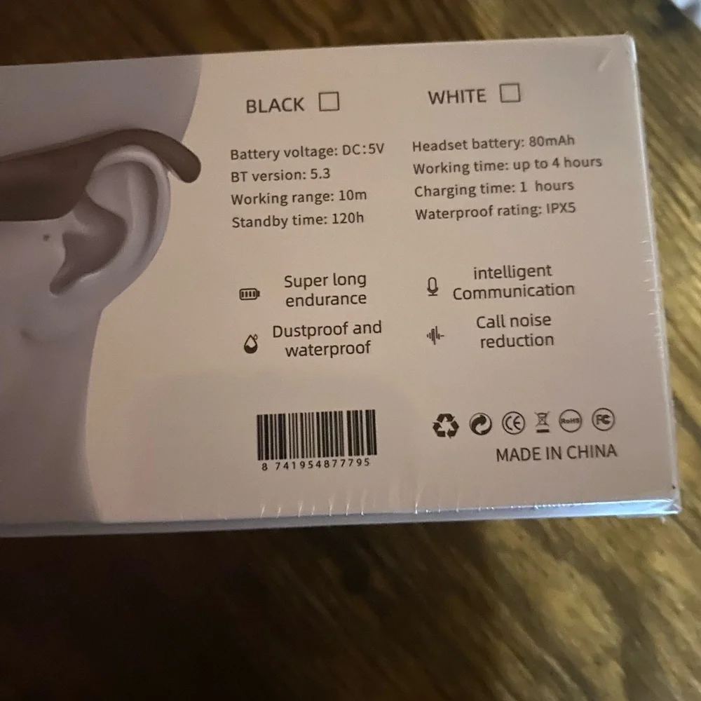 Wireless Bluetooth headset Audio Glasses New never been opened